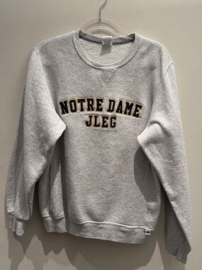 Notre Dame Journal of Legislation (JLEG) Gray Sweatshirt Size Medium Unisex